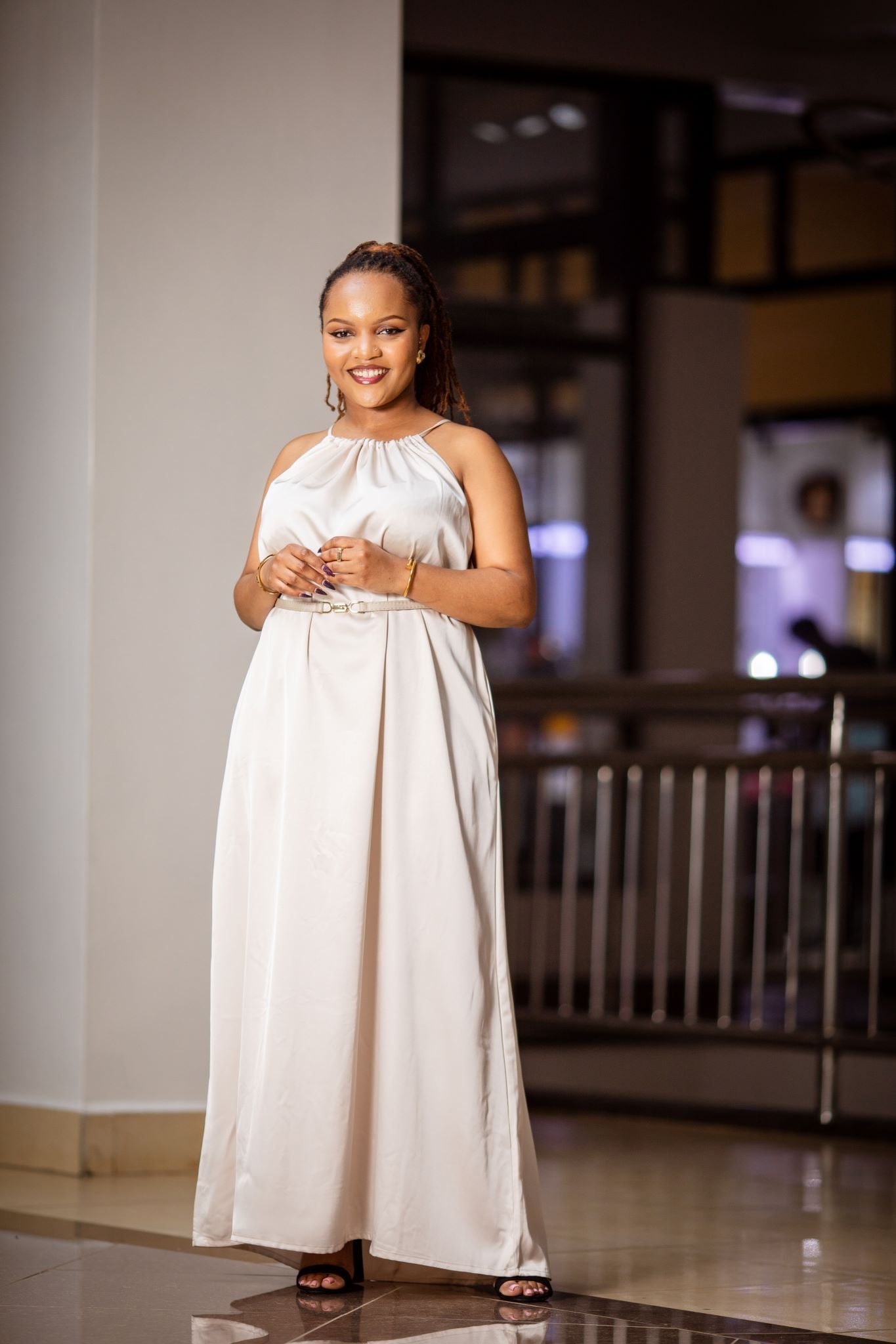 SILK MAXI DRESS