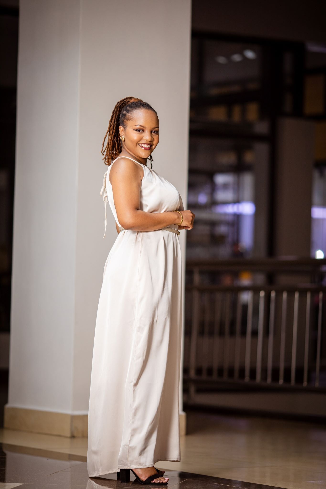 SILK MAXI DRESS